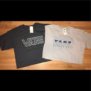 Two Vans T-Shirts Men’s Size Small